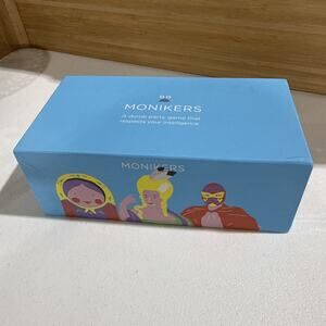MONIKERS - Intelligent Kickstarter Funded - PARTY CARD GAME - Preowned VG+